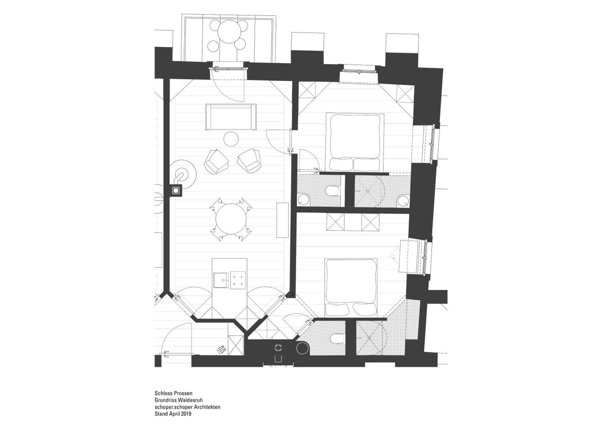 Schloss Prossen Bad Schandau Kamer foto